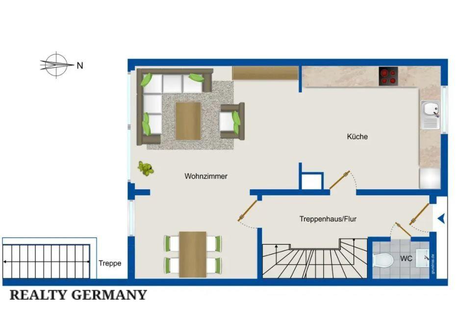 5 room townhome in Düsseldorf, 151 m², photo #9, listing #105201306