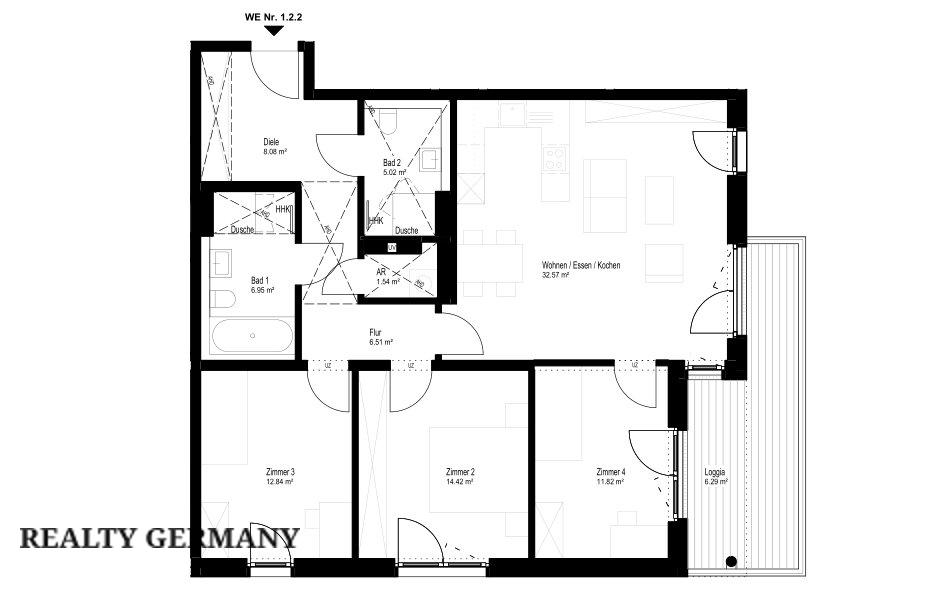 4 room new home in Mettmann, 106 m², photo #6, listing #78742272