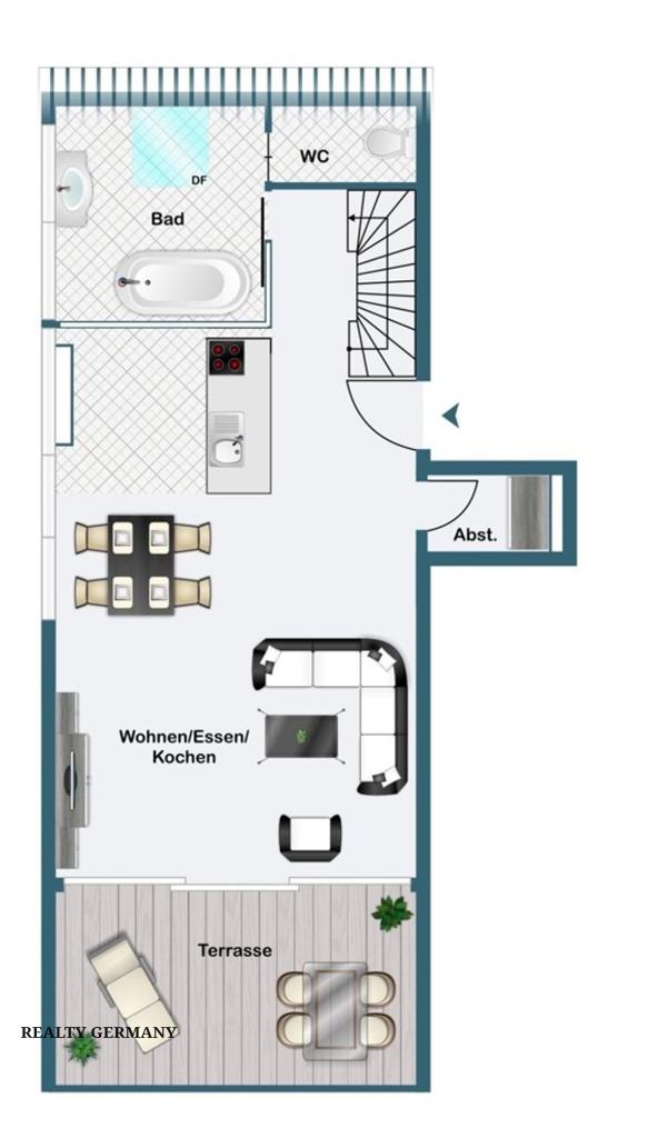 5 room penthouse in Überlingen, 190 m², photo #7, listing #75000618