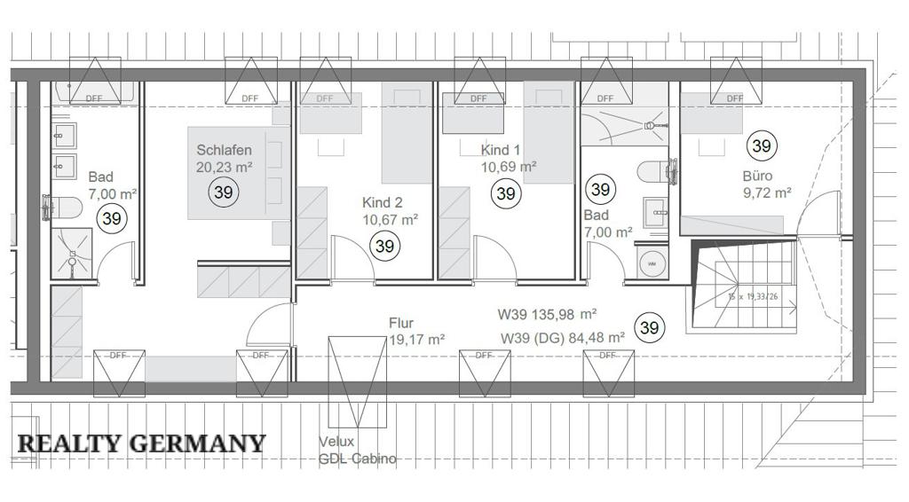 5 room apartment in Munich, 123 m², photo #5, listing #76784526