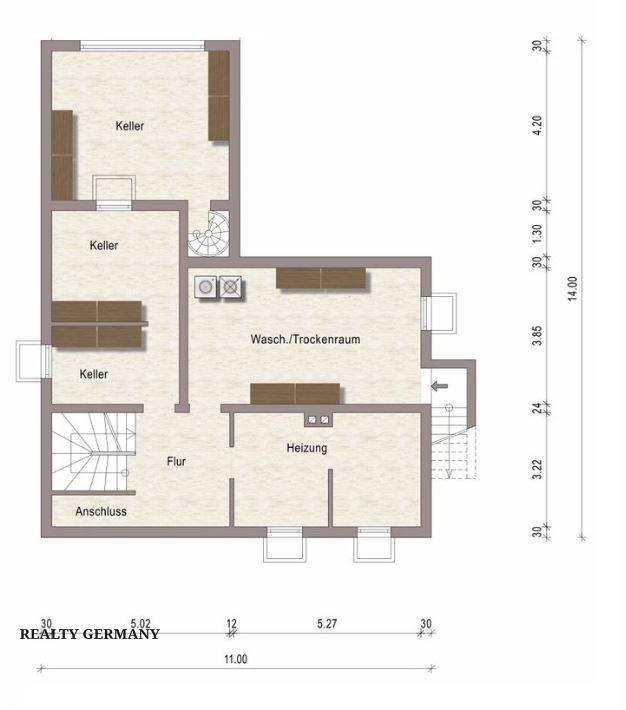 7 room townhome in Düsseldorf, 171 m², photo #7, listing #105241416
